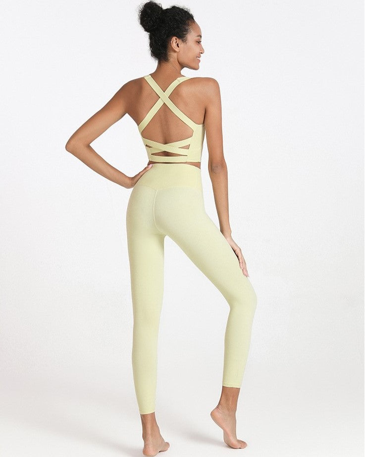 Wide -strap Cross Back Top