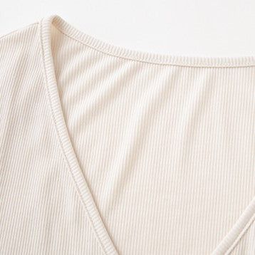 Tie Front Long Sleeve Top in 3 Color