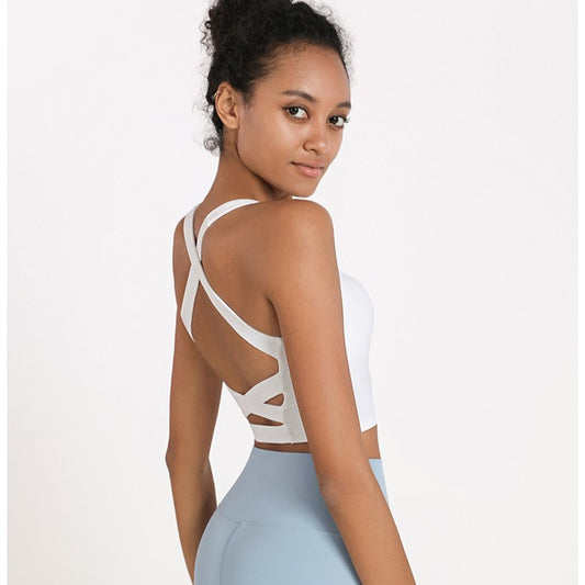 Wide -strap Cross Back Top