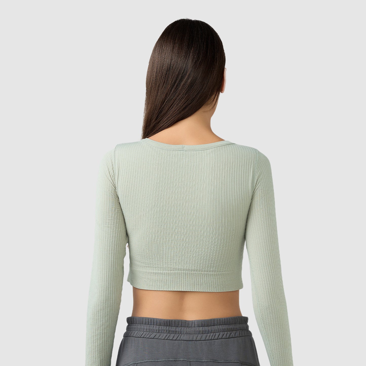Long Sleeve Top with built-in cups in 3 Color