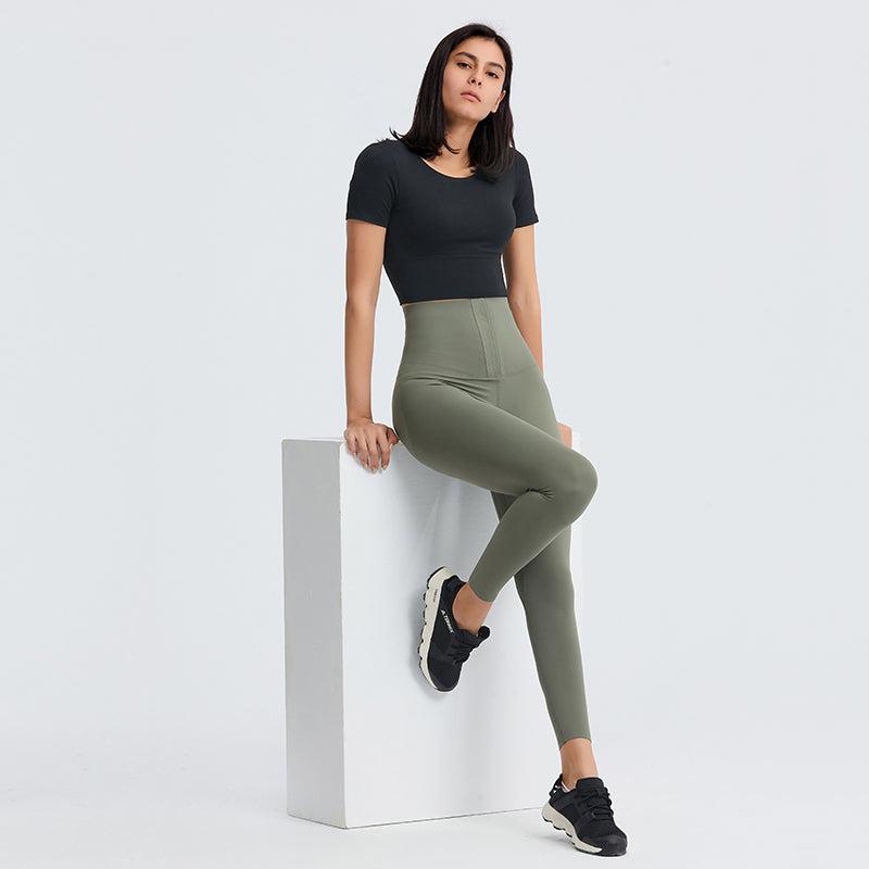 Back Cross Short Sleeve Top in 4 Color