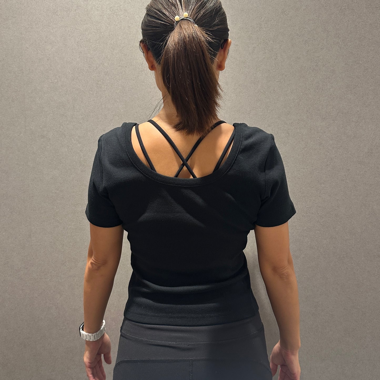 Wide neck T-shirt