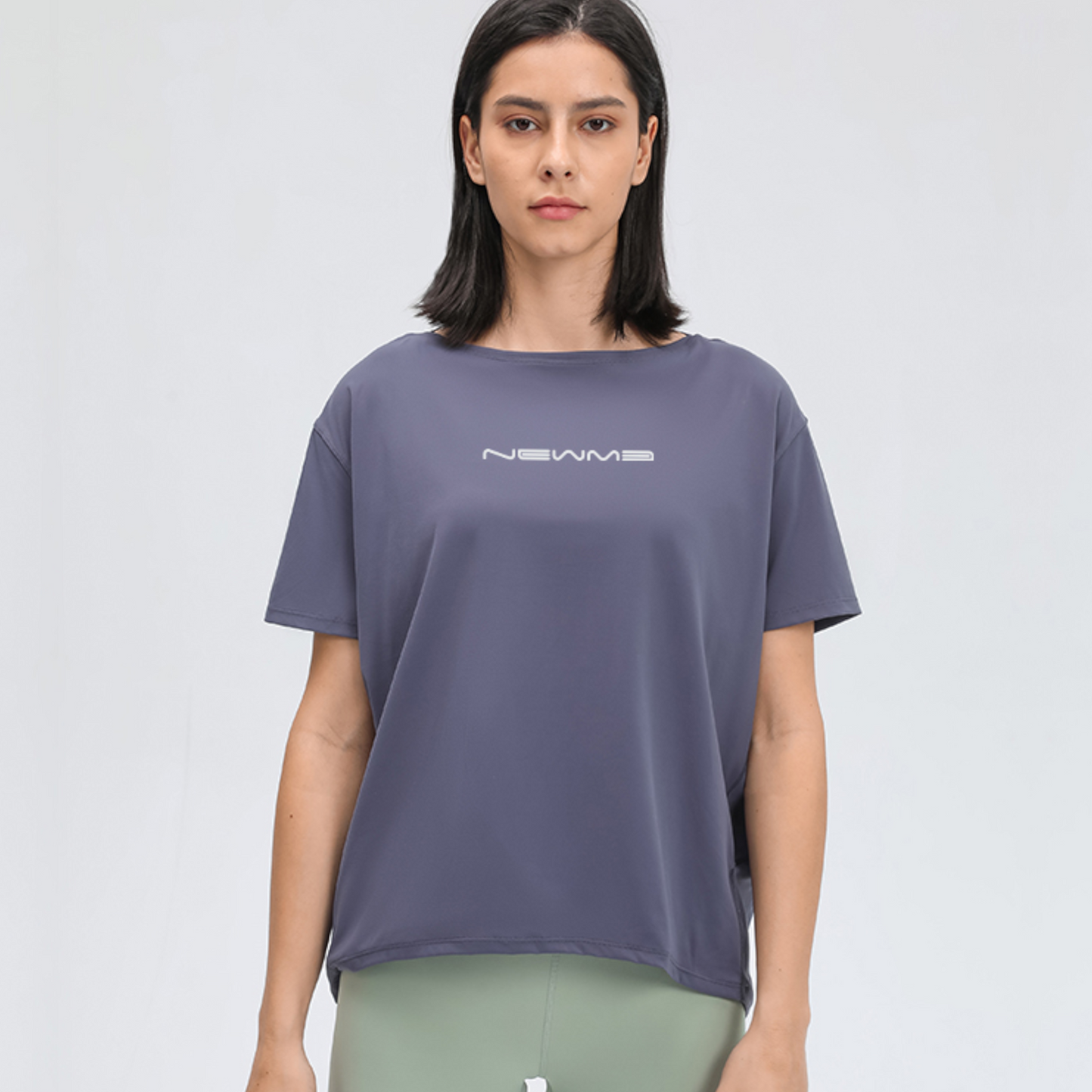 Short Sleeve Top with newme Logo in 6 Color