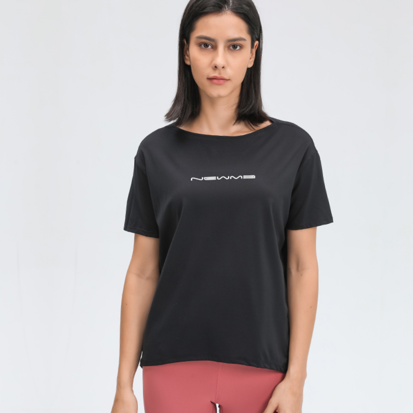 Short Sleeve Top with newme Logo in 6 Color