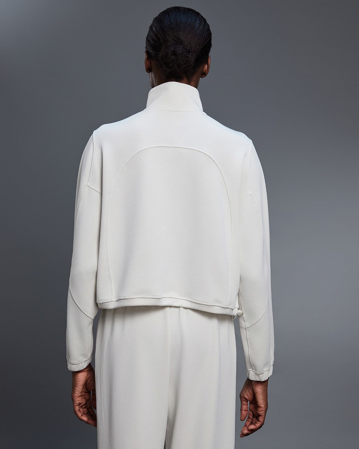 Drawstring Half-zip Sweatshirt