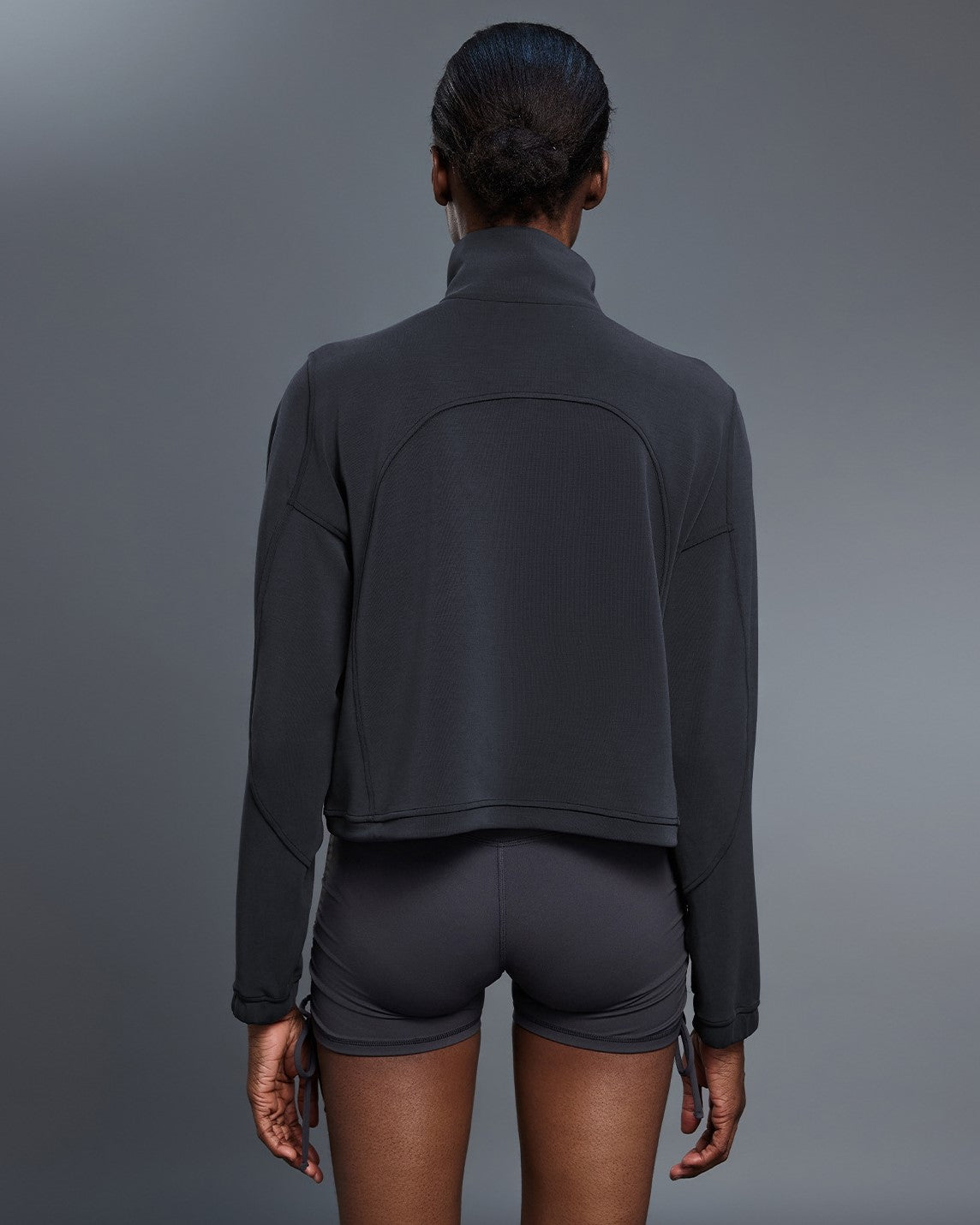 Drawstring Half-zip Sweatshirt