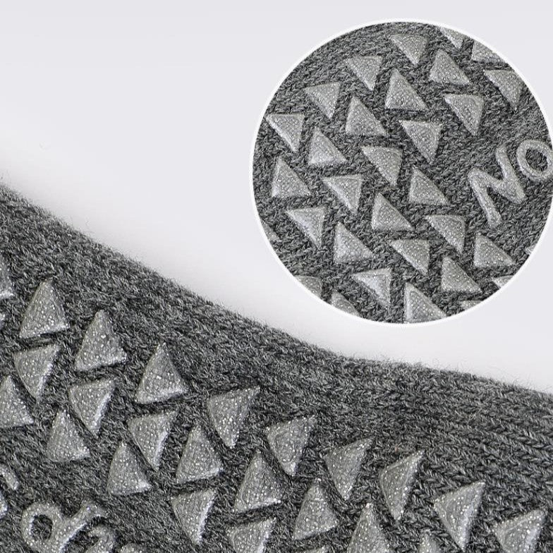 5本指滑り止めソックス_グレー