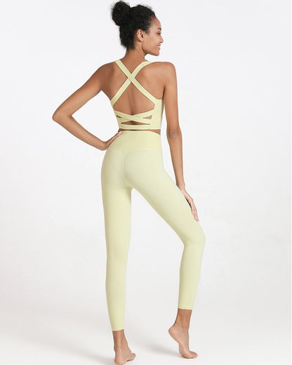 Wide -strap Cross Back Top