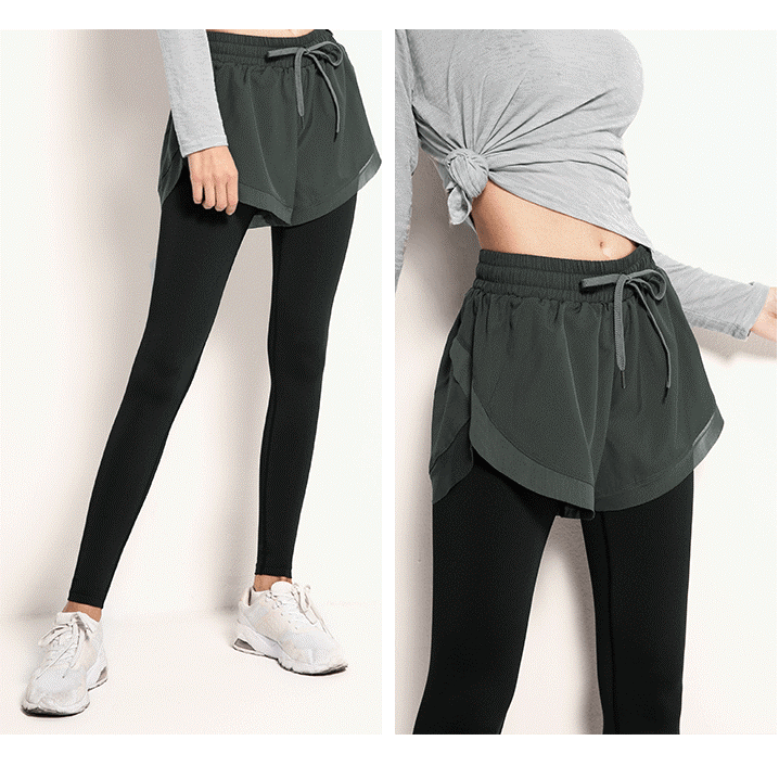 Shorts-Overlay Leggings