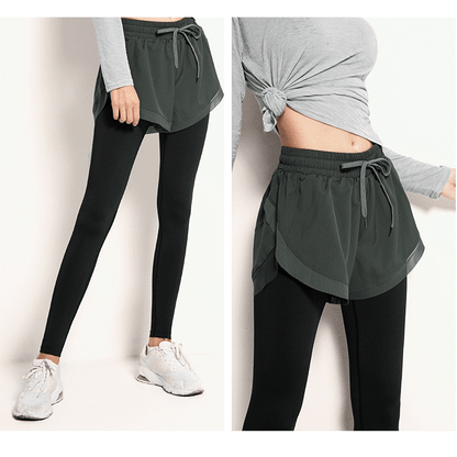 Shorts-Overlay Leggings
