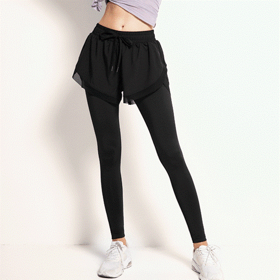 Shorts-Overlay Leggings