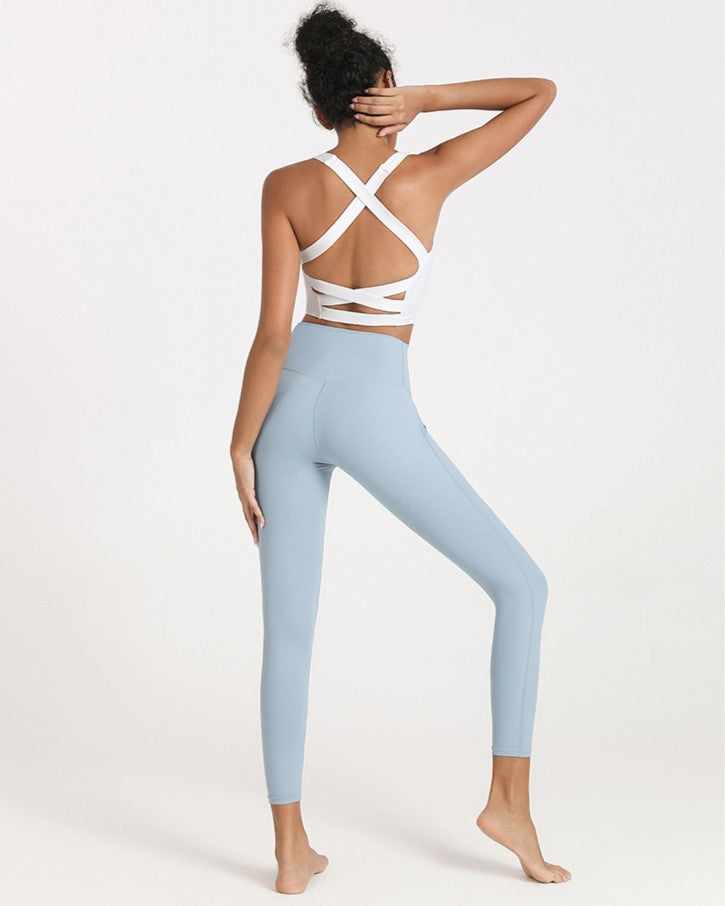 Wide -strap Cross Back Top