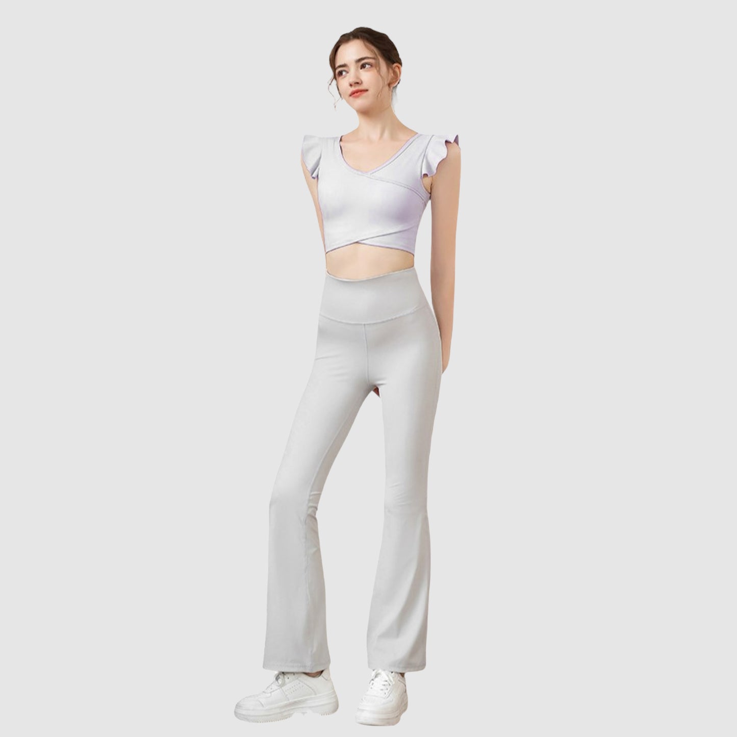 Frilled Sleeve Bralette Top in 3 Color