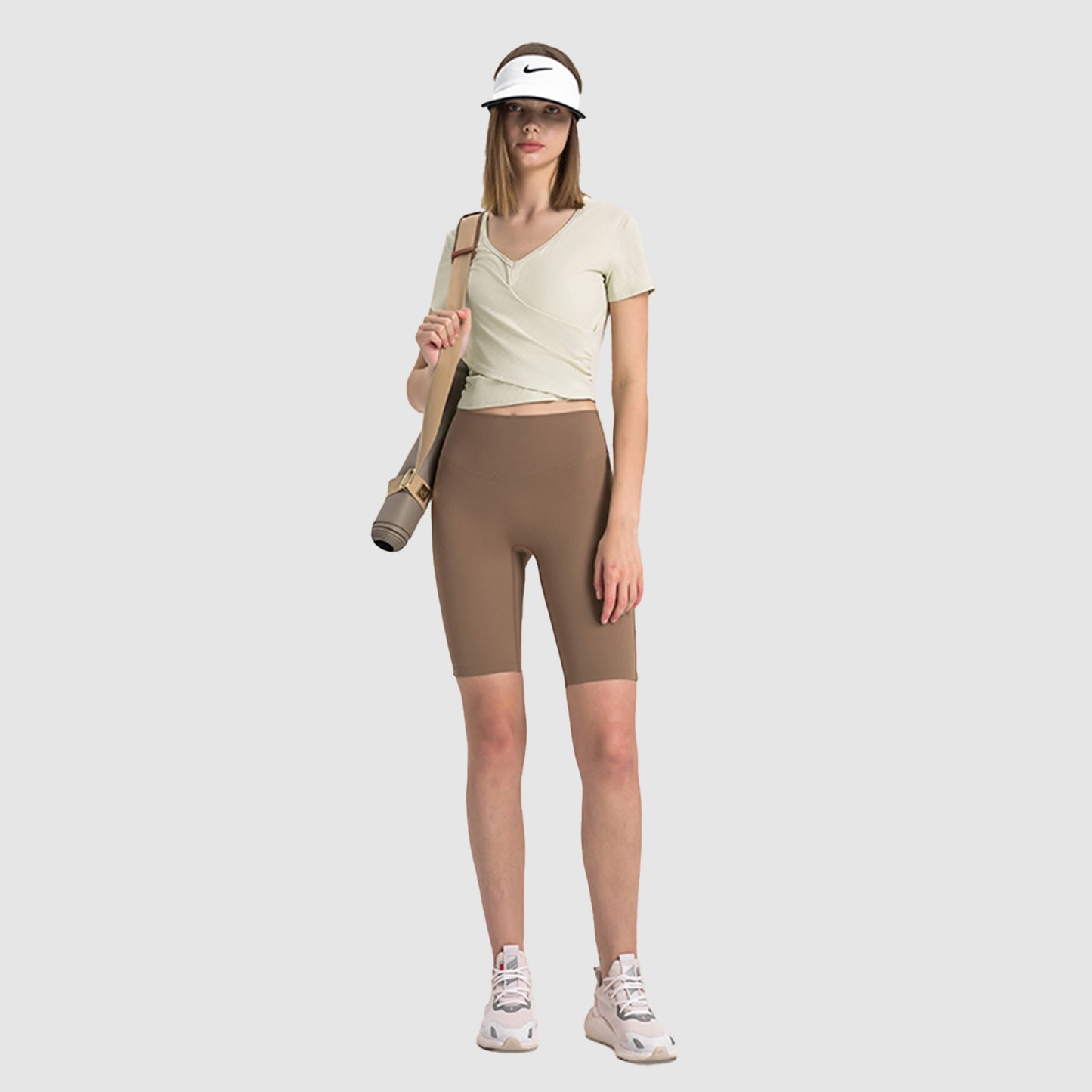 【半額セール】Short Sleeve Ribbed Set Up in 3 Color