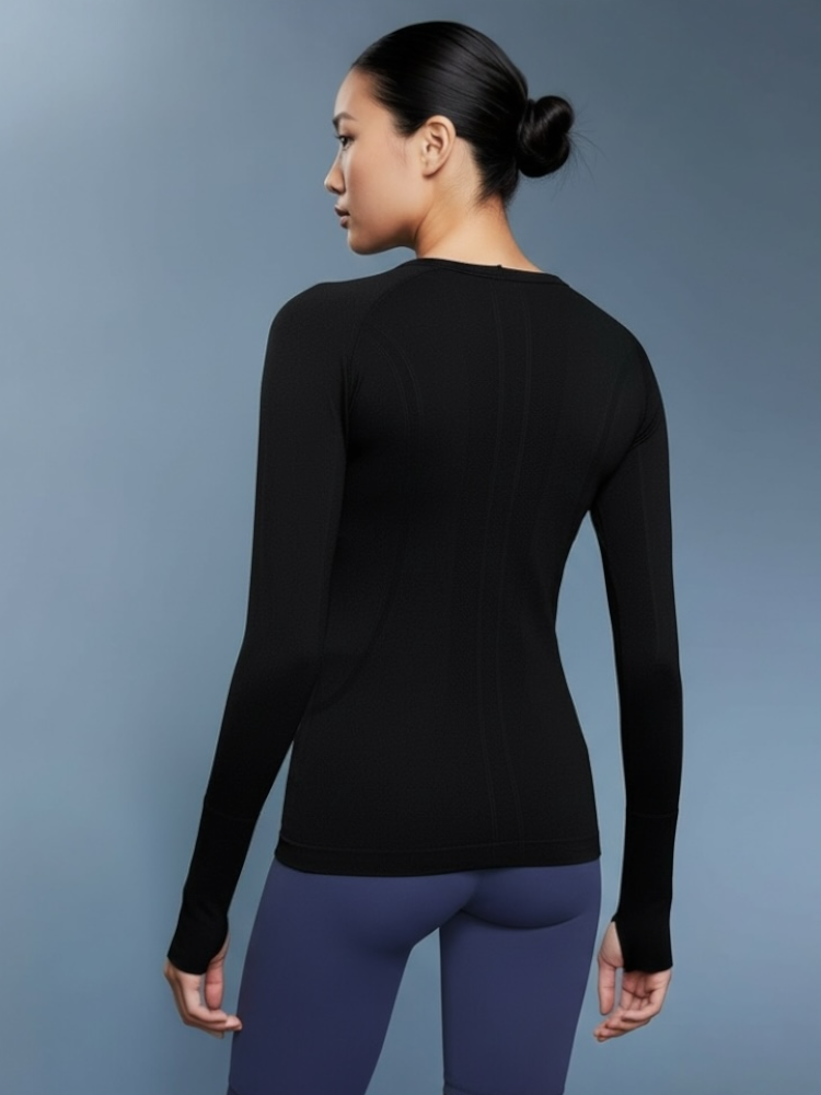 サムホール付きロングスリーブトップ