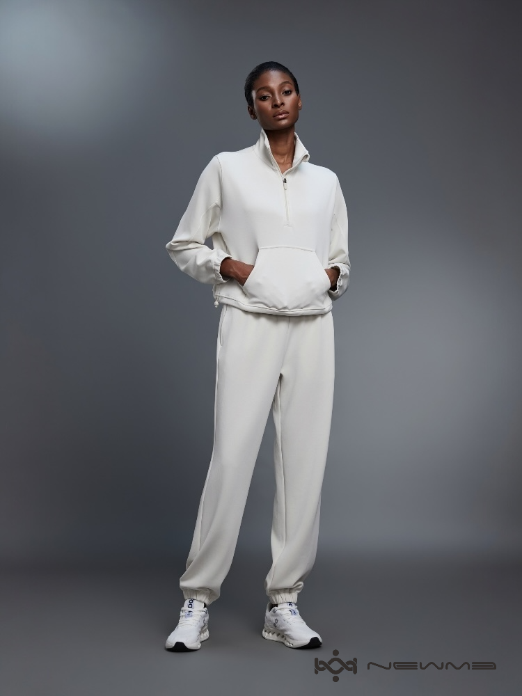 Drawstring Half-zip Sweatshirt