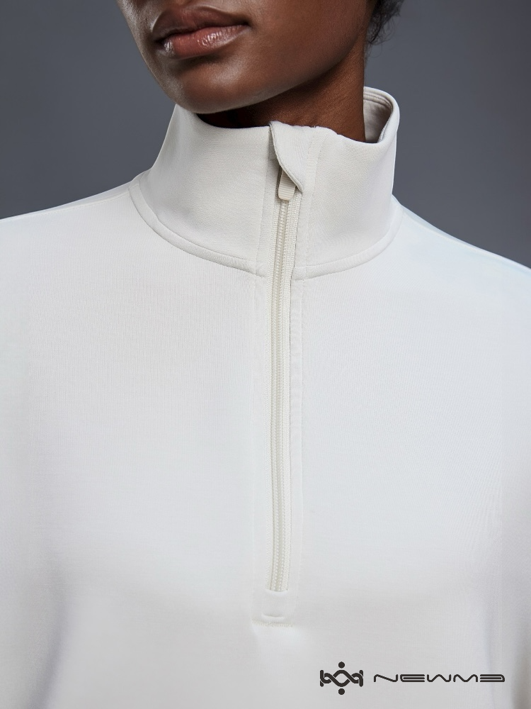 Drawstring Half-zip Sweatshirt