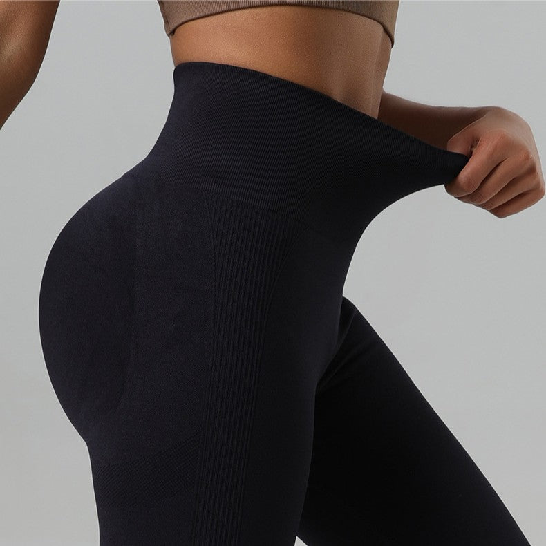 デニム風レギンス_ブラック