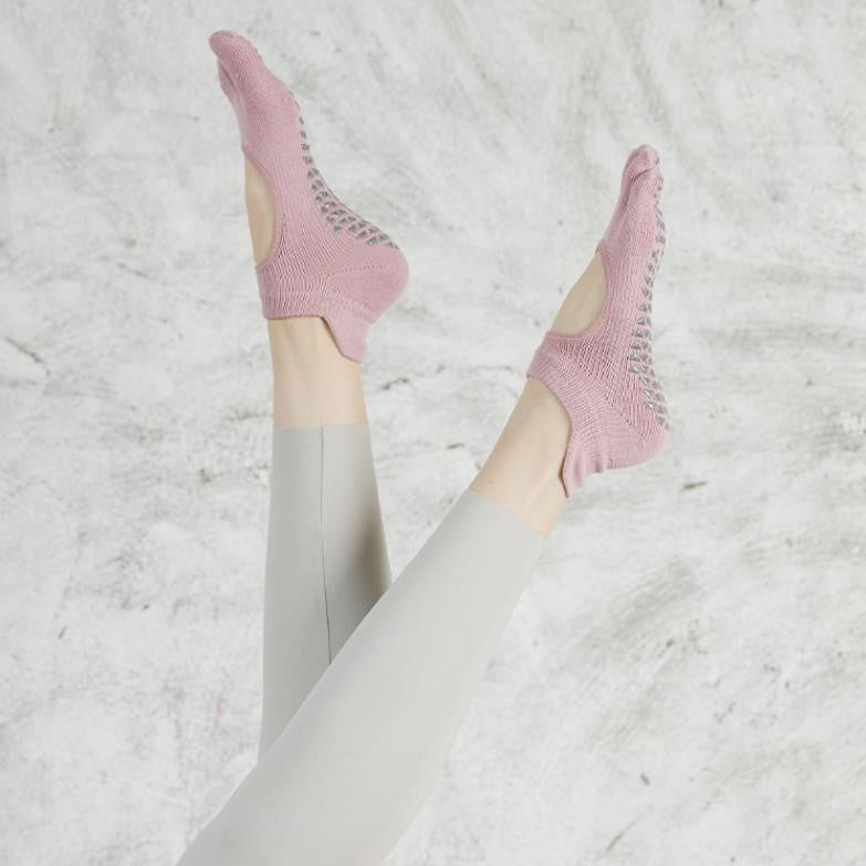 5本指滑り止めソックス_ピンク