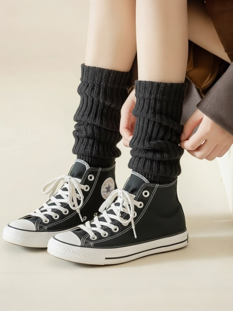 美脚レッグウォーマー_グレー