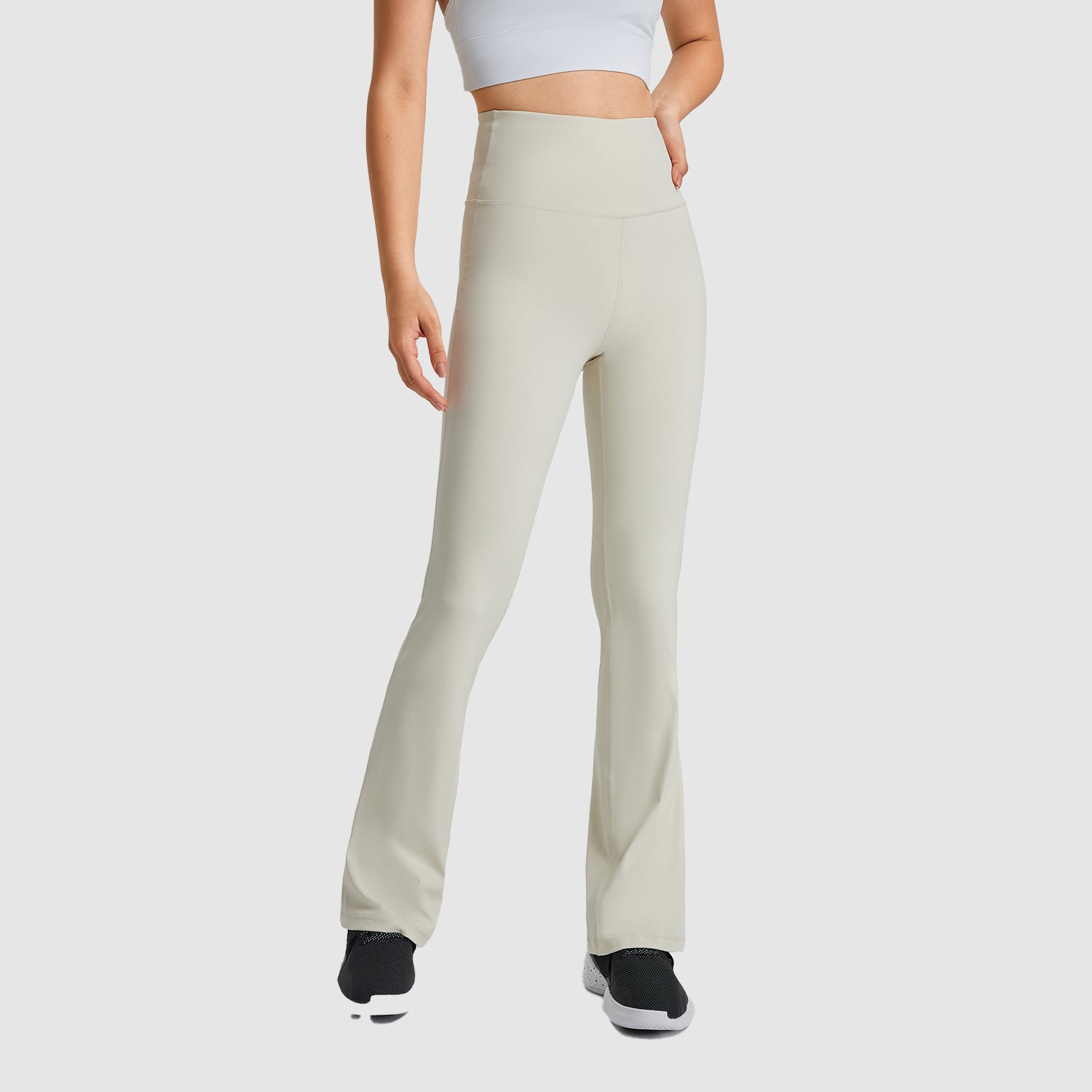 ロング丈 フレアレギンス – フィットネスウェアブランド_newme