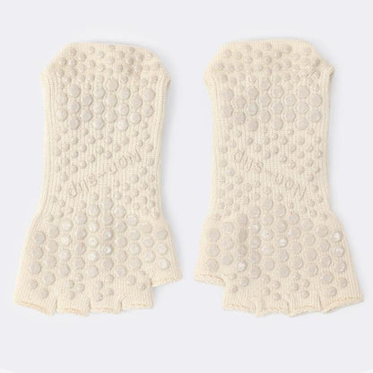 5本指オープントウ滑り止めソックス_アイボリー