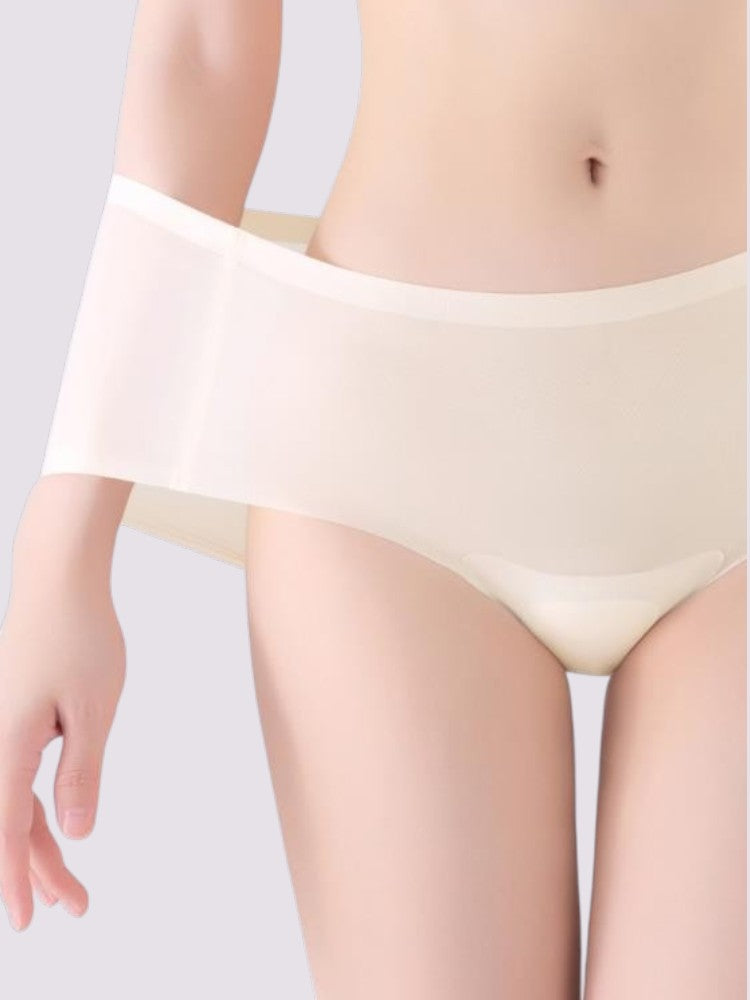 シームレスプレーンショーツ_ベージュ