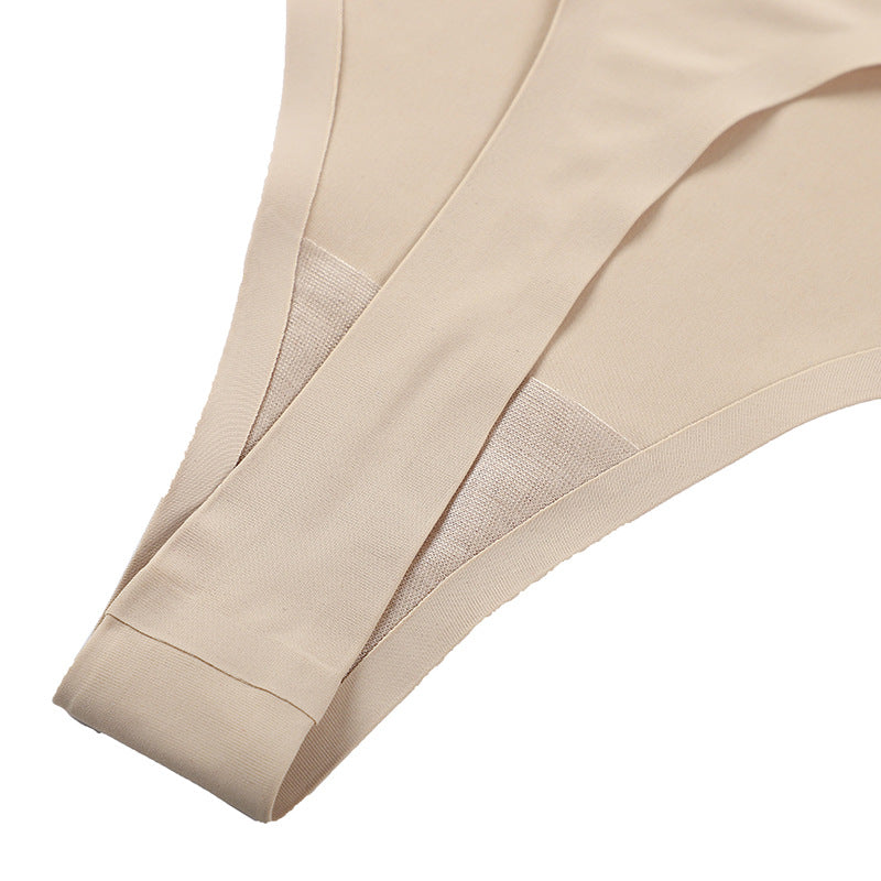 シームレスTショーツ_ベージュ