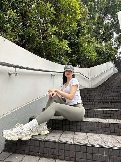 シームレスワークアウトレギンス_グリーン