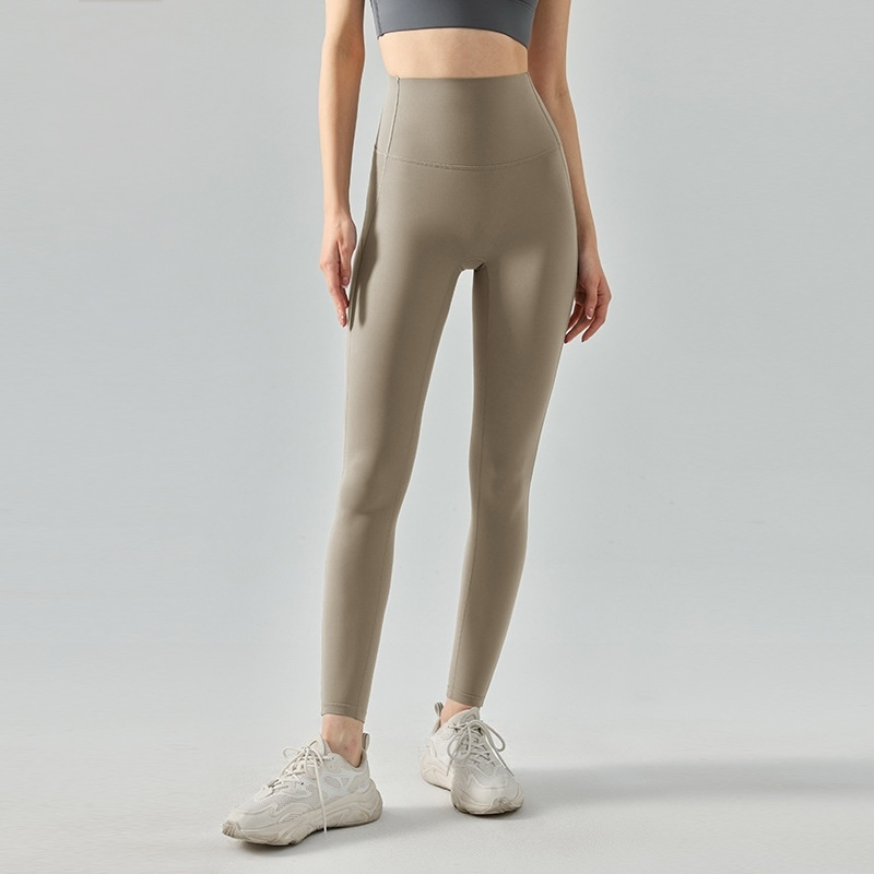 美脚美腹ハイサポートレギンス_ベージュ