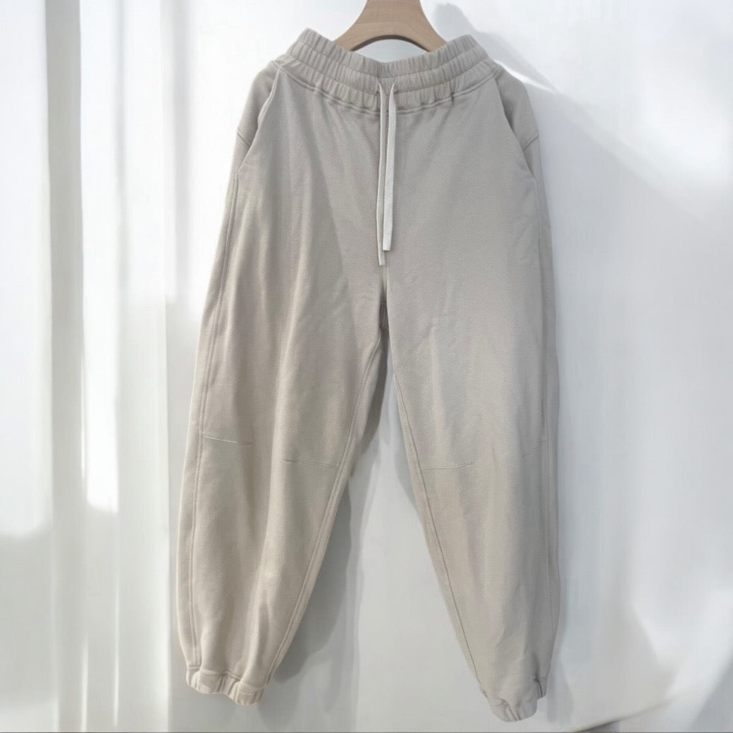 ユニセックススウェットパンツ_ベージュ