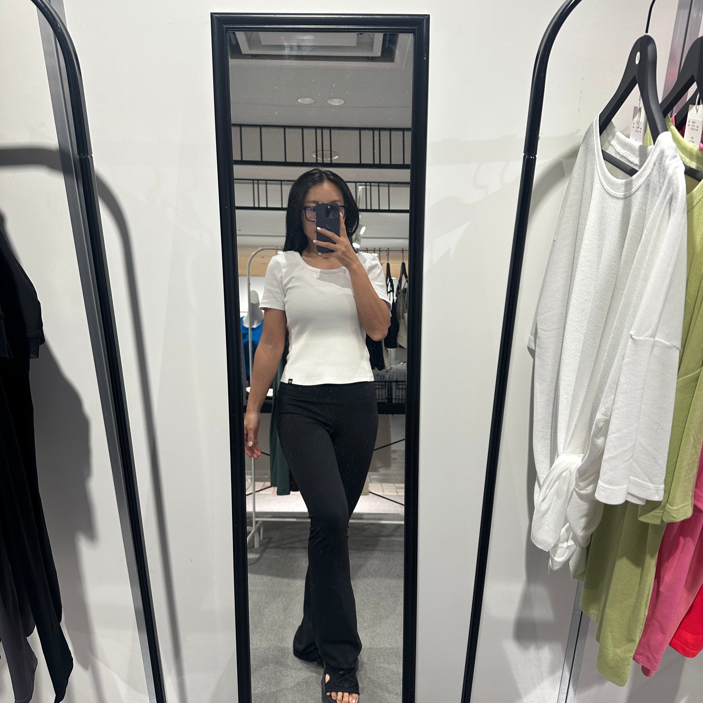 ワイドネックTシャツ_ホワイト